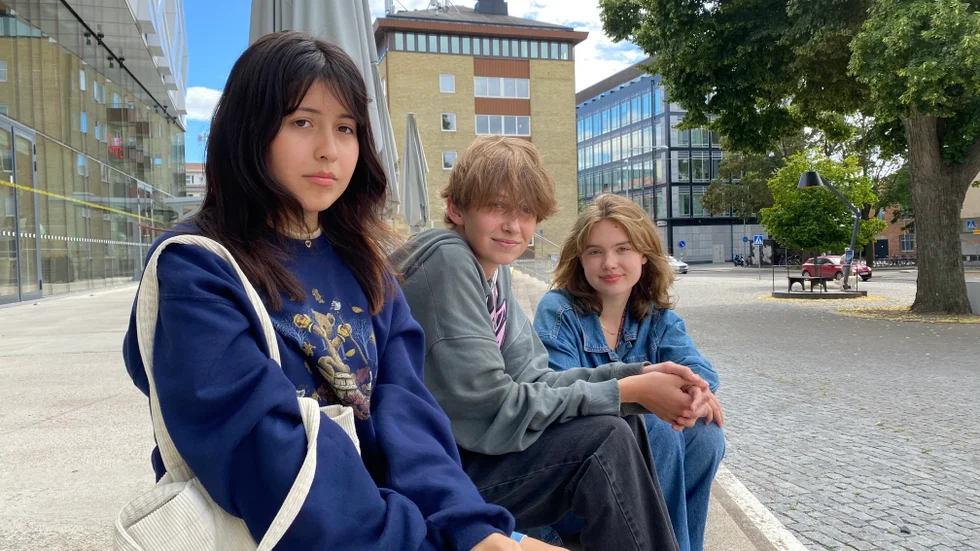 "Bland våra kompisar verkar man känna till problemet. Bland vuxna känns det som att det är mindre känt", säger Åke Hallur Fraurud, som tillsammans med Amaya Sundeqvist Norman och Sara Lagvik sommarjobbar som kommunutvecklare.