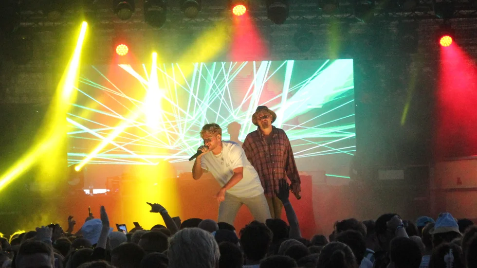 Duon uppträdde på Löga Beach Party 2022.