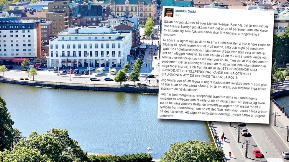 Det var på stadshotellet Elite i Eskilstuna som Mensa Sverige valt att förlägga sin årsträff.