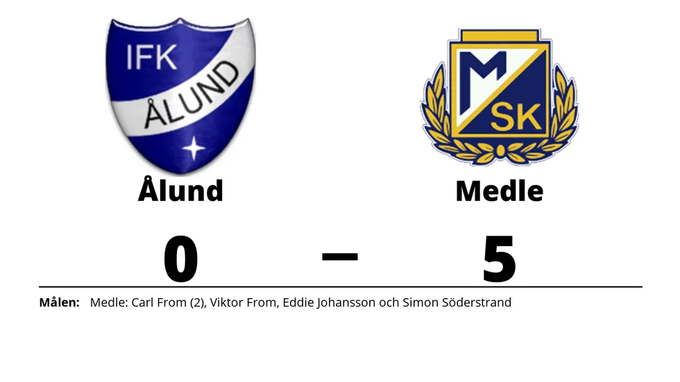 IFK Ålund förlorade mot Medle SK