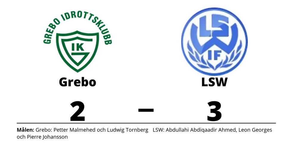 Grebo IK förlorade mot LSW IF