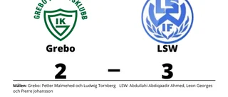 Petter Malmehed och Ludwig Tornberg målskyttar när Grebo förlorade