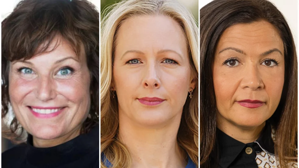 Lena Åberg Frisk, Cecilia Elving och Gulan Avci. Kvinnors trygghet måste vara självklar, skriver de.