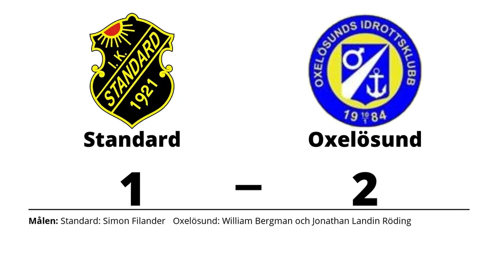 IK Standard förlorade mot Oxelösunds IK