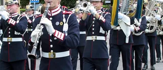 Arméns musikkår uppträder på Kultur 18