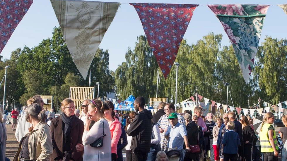 Så här såg det ut vid en tidigare gatufest.