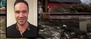 Gustav Ingestad släckte branden vid järnvägsspåret