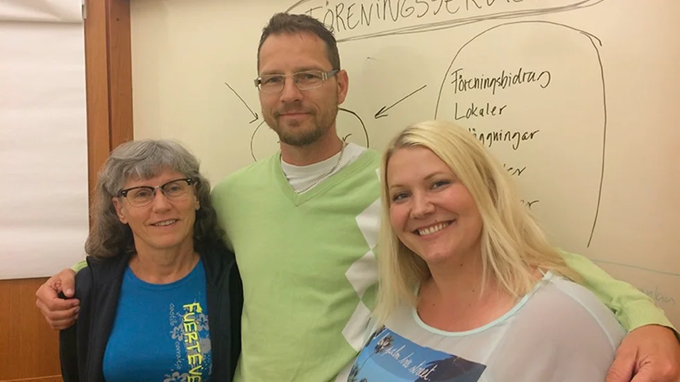 Karin Wadman, Magnus Rostedt och Elin Seger Nikolai bildar Katrineholms kommuns nya föreningsservice.