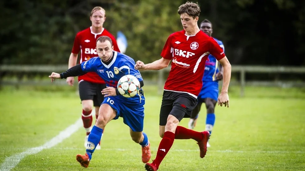Hargs BK gjorde 10 mål. Damir Avdic gjorde tre av dem och stod bakom flera.