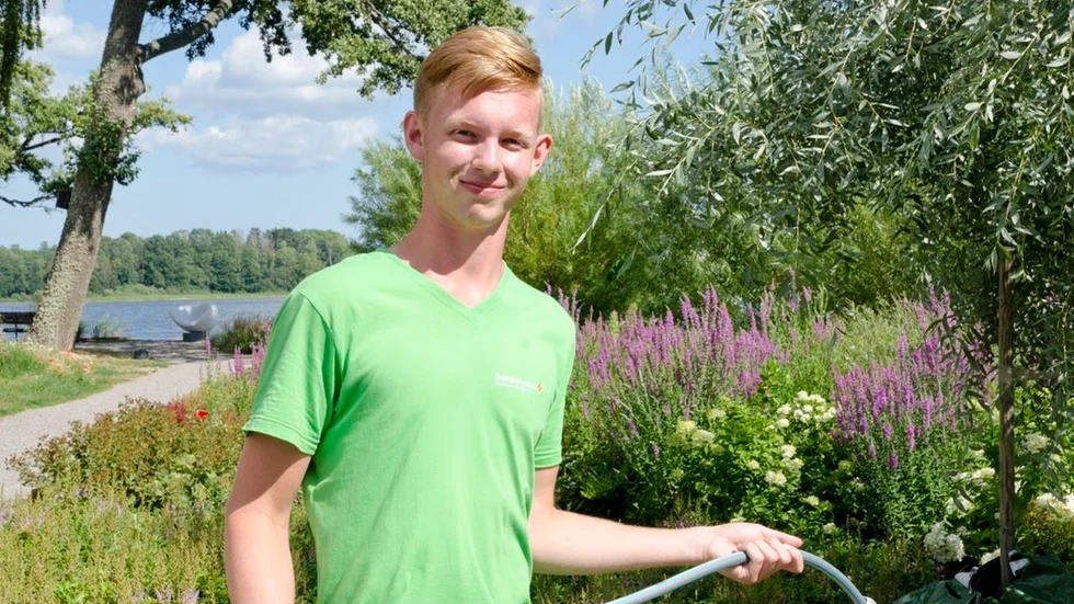 Theodor Alm vet hur man kyler ner sig.