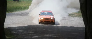 Rallyfest på SM inne i Nyköping