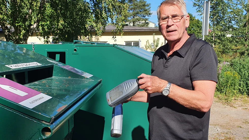 Ingemar Gärd besöker släktingar i Svartöstan: "Min svåger tyckte att återvinningen vid Blackis var mycket bättre och smidigare".