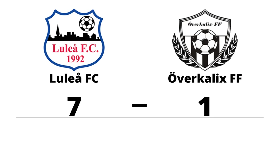 Luleå FC vann mot Överkalix FF