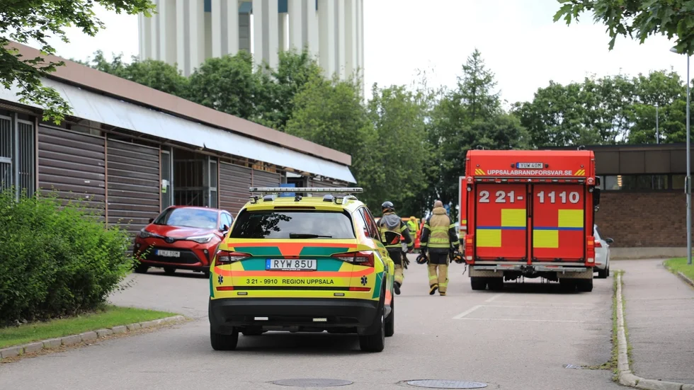 En misstänkt farlig försändelse kom under morgonen in till Migrationsverket i Uppsala.