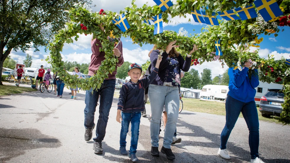 Midsommar på Djulö för ett par år sedan. 