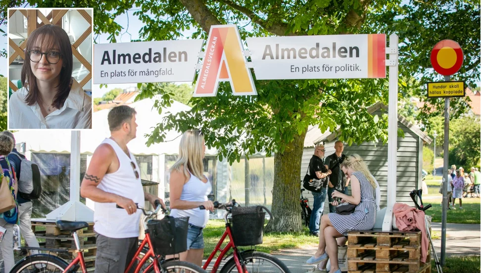 I söndags gick startskottet för Almedalsveckan. Maya Anckarman är en av de unga kommunutvecklare från Vimmerby som var på plats under måndagen.