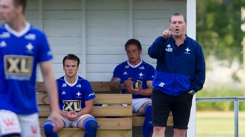 Rickard Blomdahl, tränare i IFK Motala.