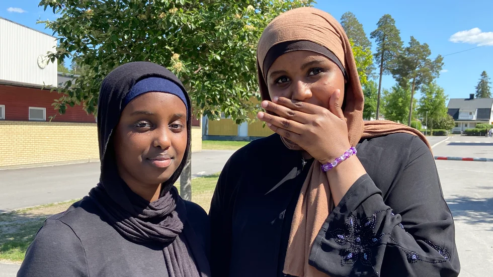 Siham Omar och Salma Ibraahim har växt upp med Zlatan.