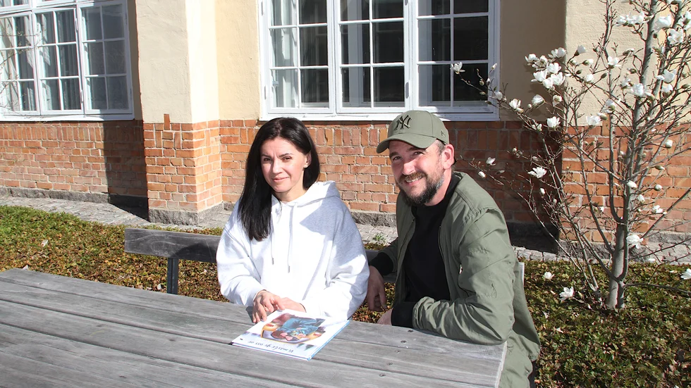 Oksana Tsyganii och Martin Ljungberg har gett ut en barnbok tillsammans. Den 6 maj hålls på Biblioteket i Enköping release för boken.