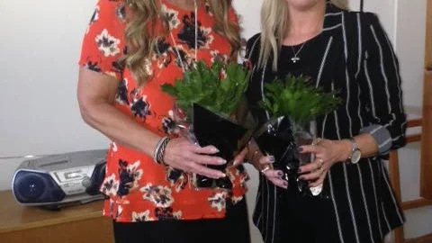 Ann-Christine Robertson och Linda Harila, LF Norrbotten.