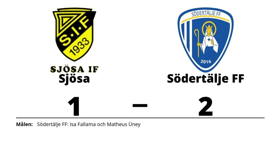 Sjösa IF förlorade mot Södertälje FF U