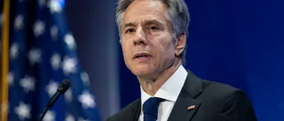 Då landar USA:s utrikesminister Blinken