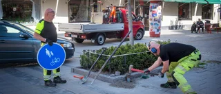 Nu är det slutkört på Östra storgatan – möts av ris och ros