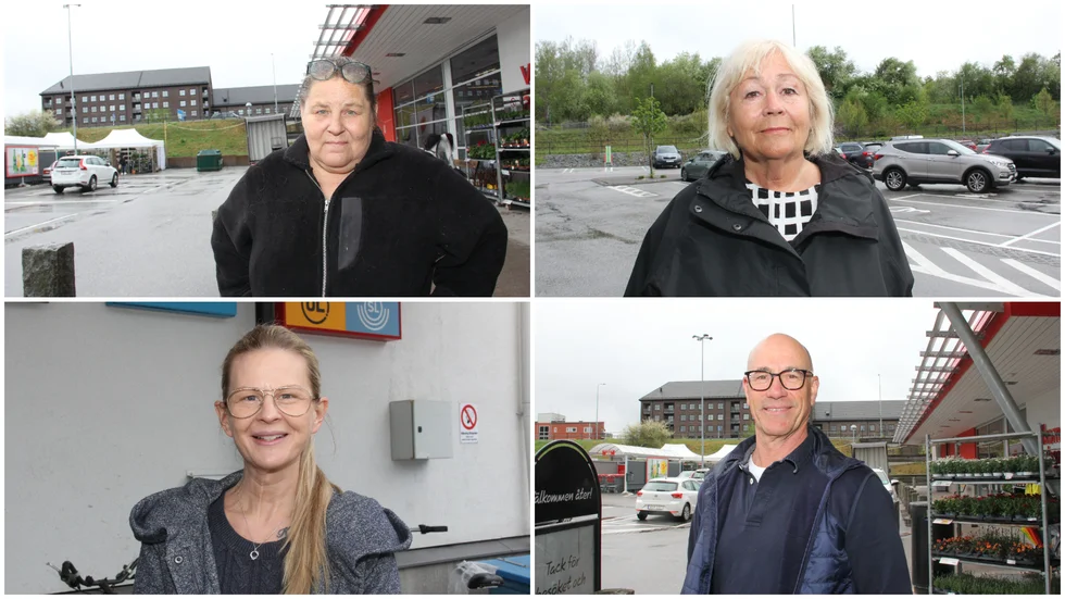 Ragnhild Nilsson, Britt-Marie Lööf, Susanne Andersson och Lars Hult. Alla trivs de med att bo i Knivsta kommun, även om det finns förbättringar att göra.