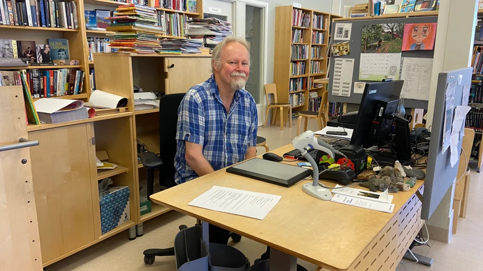 Alla har pratat om nedläggningen de senaste veckorna, säger Peter Nylund, bibliotekarie i Vänge.
