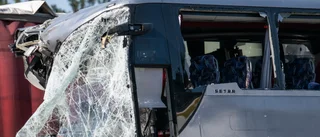 Över 50 skadade i bussolycka på autobahn