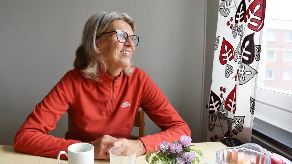 Ann Karlsson drömmer om att bestiga Kebnekaise vid nästa besök i Kiruna.