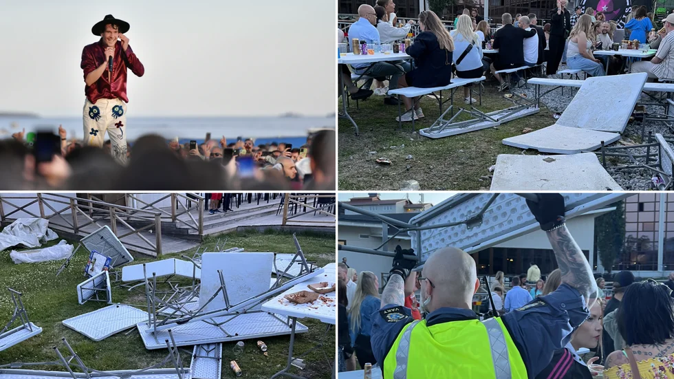 Håkan Hellströms konsert drog inte den rekordstora publik som det fanns förhoppningar om innan, men drygt 11 000 personer fanns på plats. 