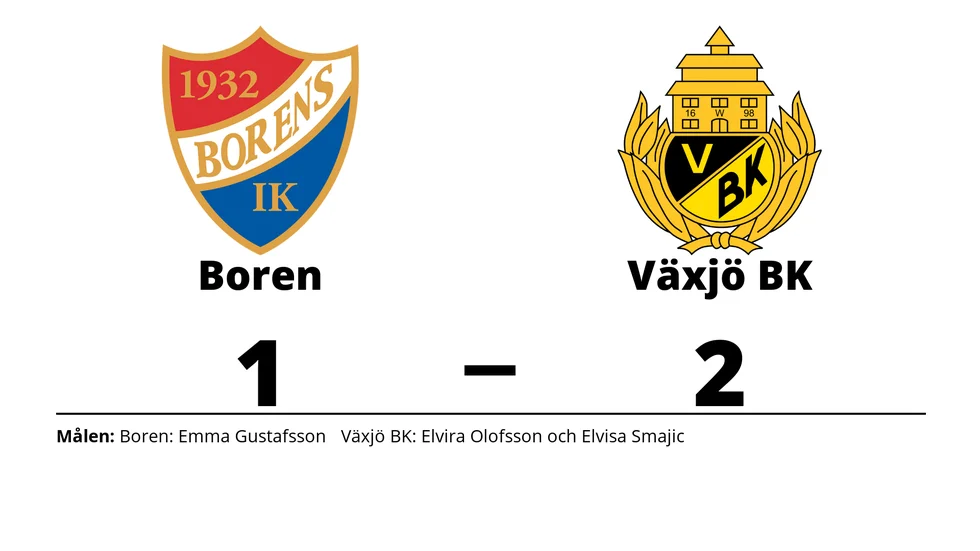 Borens IK förlorade mot Växjö BK