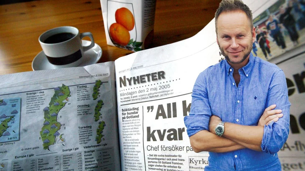 Papperstidningen vinner över Facebook. I alla fall när det gäller trovärdighet. Så resonerar Ronny Olovsson.