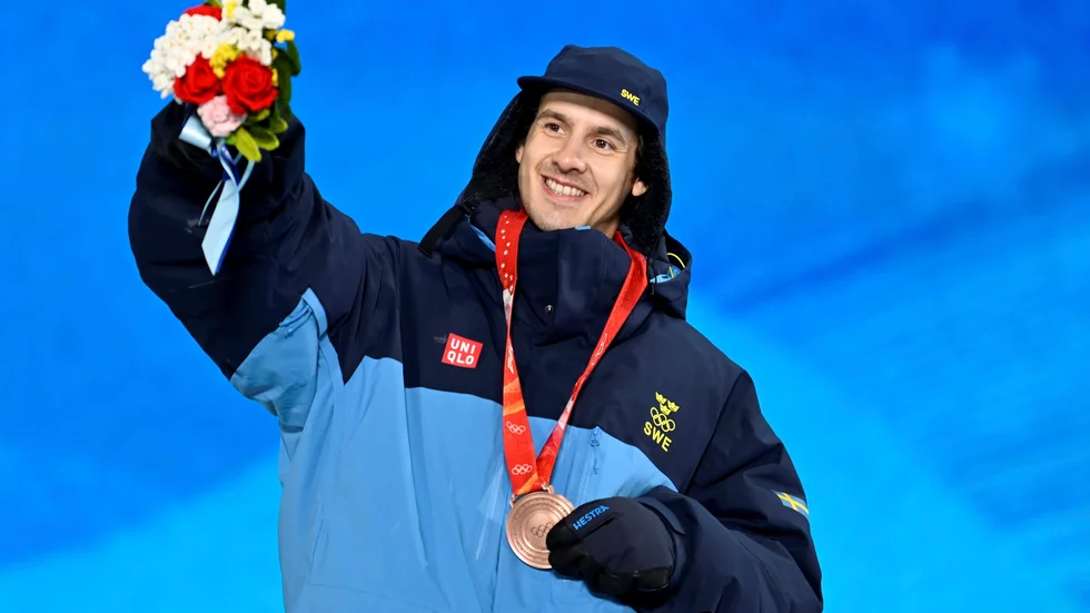 Jesper Tjäder tog OS-brons i slopestyle förra året. Arkivbild.