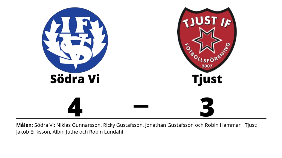 Södra Vi IF vann mot Tjust IF FF