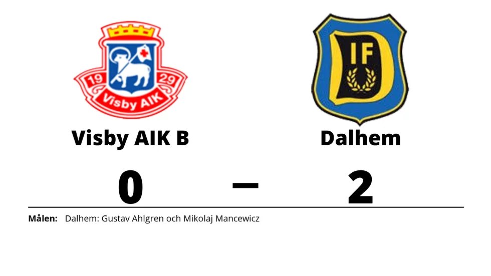 Visby AIK B förlorade mot Dalhem IF