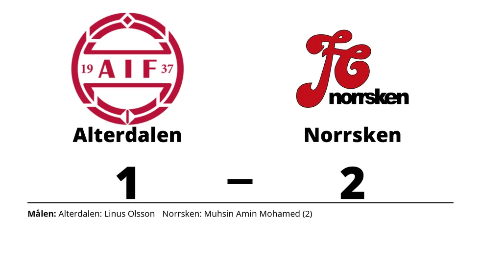Alterdalens IF förlorade mot FC Norrsken