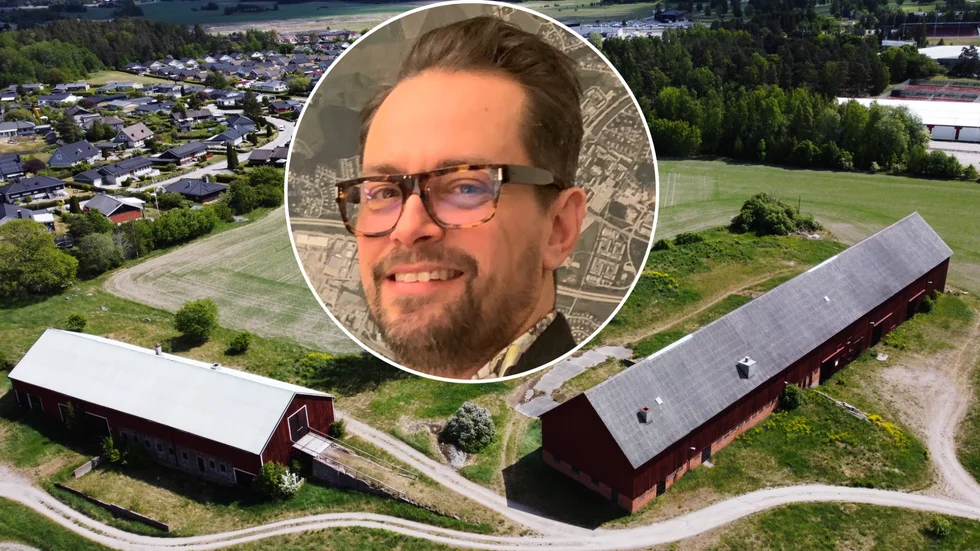 Det blir ingen rivning av de två ladorna i Balsta, ett besked som gläder stadsarkitekt Daniel Ängmo.