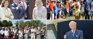 Kungens hyllning till Gotland från scenen i Almedalen