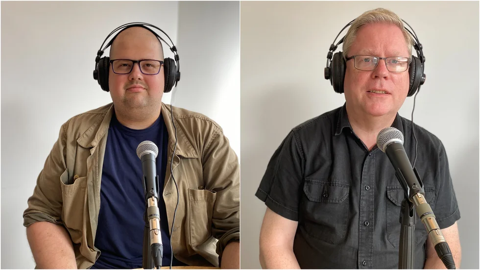 Alex Vårstrand och Hans Stigsson på NT: s "mörkblå" ledarsida är gäster i podden "Widar Möter". 