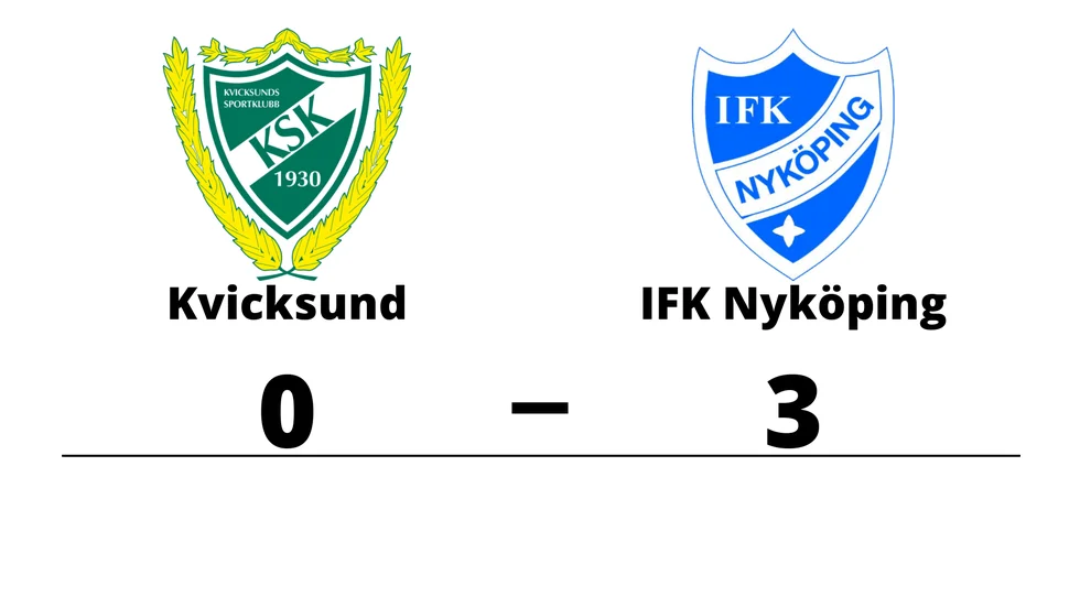 Kvicksunds SK förlorade mot IFK Nyköping