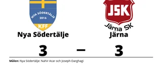 Halvtidsledning blev bara en poäng för Nya Södertälje