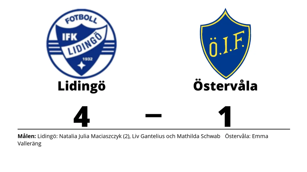 IFK Lidingö FK vann mot Östervåla IF