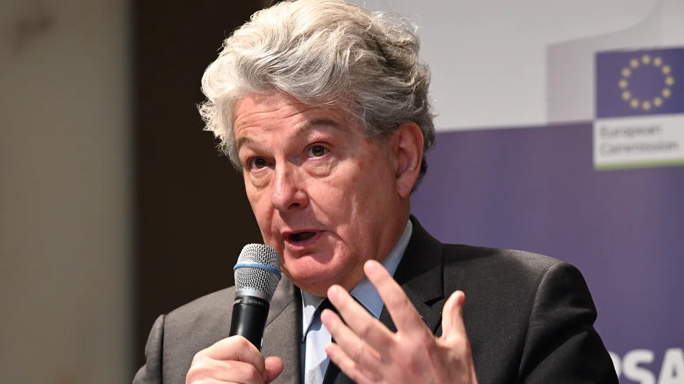 Thierry Breton är EU-kommissionär för den inre marknaden. Arkivbild.
