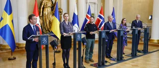 Zelenskyj bad nordiska ledare om mer stöd