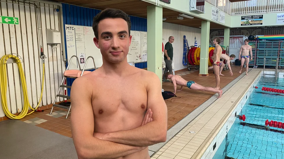 Borensbergskillen och Motalasimmaren Elliot Fielder är redo för det stora äventyret, collegestudier och simsatsning i Oregon, USA. "En bra möjlighet", säger MSS:aren inför avresan i september.