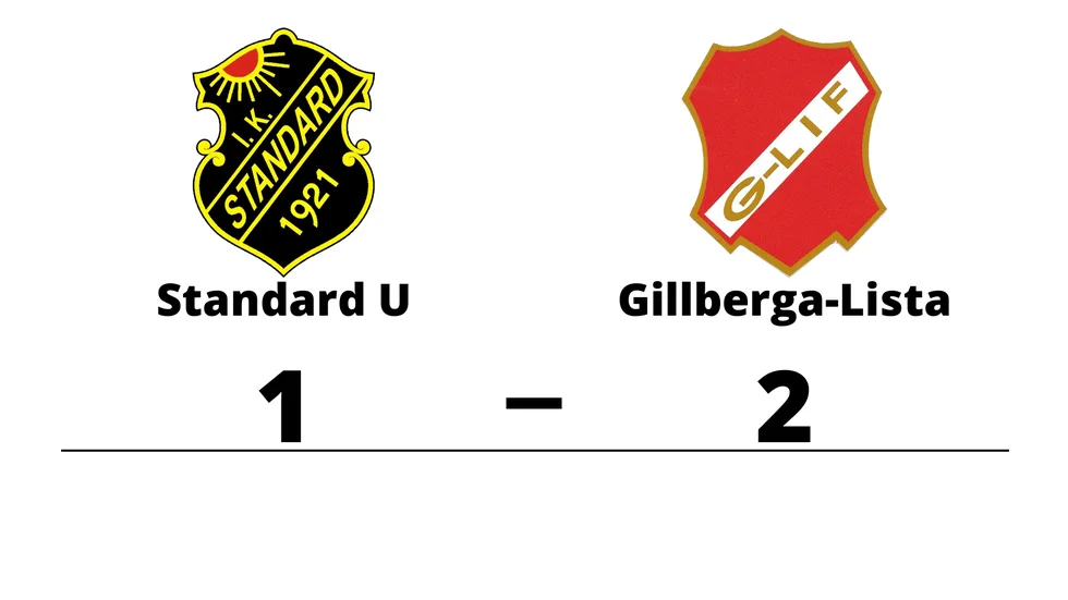 IK Standard U förlorade mot Gillberga-Lista IF