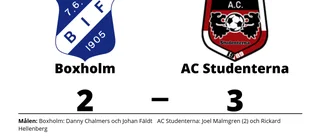 Joel Malmgren tvåmålsskytt när AC Studenterna vann