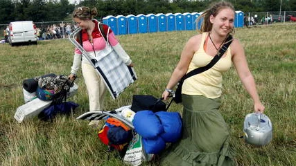 Sandra Ringstad och Nina Hallberg från Enköping.
